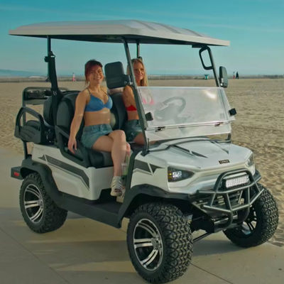 ভালো দাম ডিওটি এবং 30-50 কিলোমিটার / ঘন্টা সর্বোচ্চ গতির লিথিয়াম ব্যাটারি সহ বৈদ্যুতিক উত্তোলিত ক্লাব গাড়ি শিকার কার্ট অনলাইন