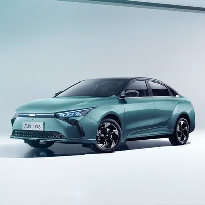 ভালো দাম ৪৮০ কিলোমিটার পরিসীমা ২০২৩ ইভি ইলেকট্রিক কার জ্যামিতি জি৬ ডিজাইন ব্যাটারি শক্তি অটো ৪ দরজা ৫ আসনের বডি স্ট্রাকচার অনলাইন