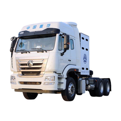 ভালো দাম 430HP 6X4 HOWO সিএনজি/এলএনজি ট্র্যাক্টর ট্রাক্টর গ্যাস ট্র্যাক্টর মাথা বন্দর পরিবহন জন্য ABS অ্যান্টিব্লক ব্রেকিং সিস্টেম সুরক্ষিত অনলাইন