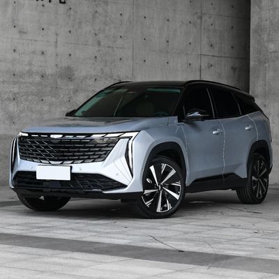 ভালো দাম GEELY Azkarra L 5 সিট গাড়ি পেট্রল পেট্রল হাইব্রিড এসইউভি গাড়ি 2023 কার্ব ওজন 1000kg-2000kg অ্যালুমিনিয়াম খাদ ছাদ র্যাক অনলাইন